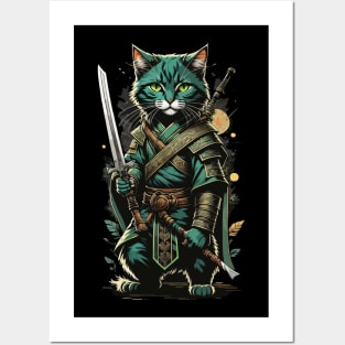 Ninja Cat Posters and Art